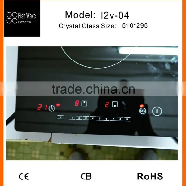 Colorful Glass Domino Induction Cooker Double Head Induction Cooker photo-3