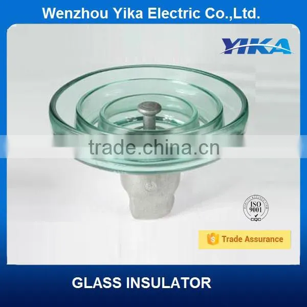 Electrical Glass Insulator Glass Overhead Line Insulators 120KN Disc Insulator