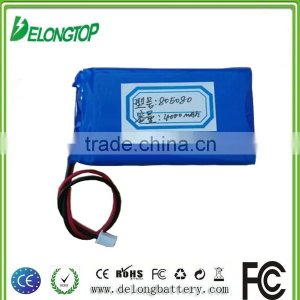 7.4v Utra Thin Lipo Battery 4000mah photo-2