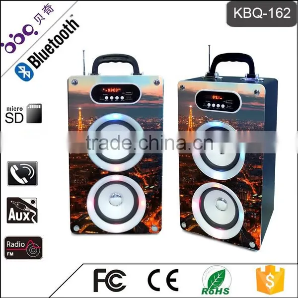 BBQ KBQ-162 2000mAh 2016 Hot Selling 20W Mini Subwoofer Speaker photo-3