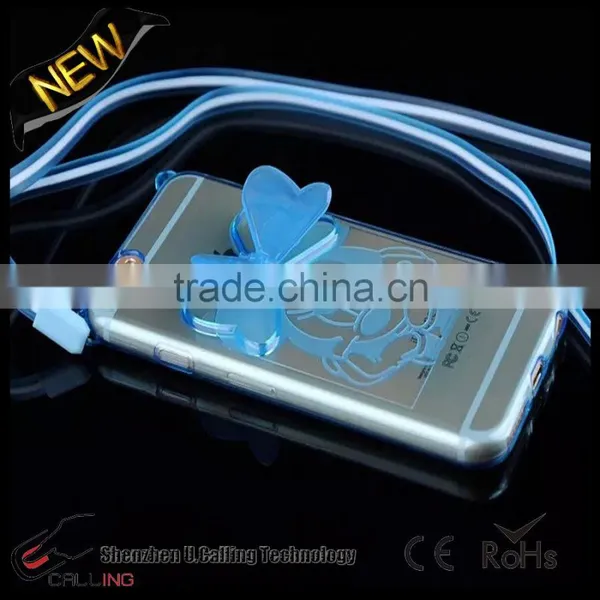 Cute Mickey Mouse Stand TPU Clear Cover For IPhone 6s photo-5