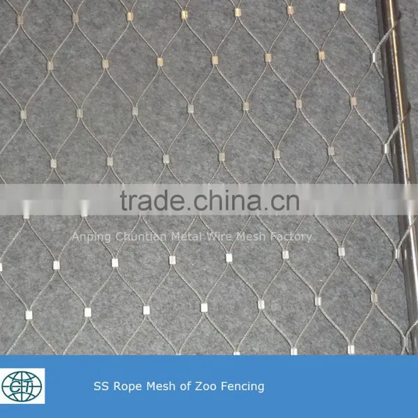 Stainless Steel Wire Rope Mesh Netting for Zoo Fence photo-3