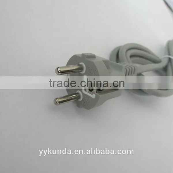VDE Approved 3 Pin European ac Power Cord H05VV-F photo-2