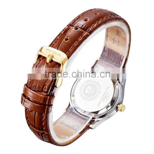 WEIDE Dive Watch Genuine Leather Strap Watches Women Dress Expensive Watches Champion Watches Manufacturers WG93006 photo-6
