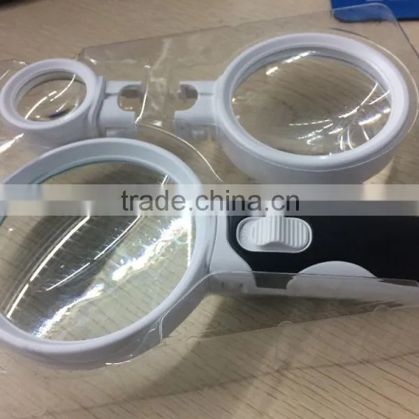 Amazon co Illuminated LED Handheld Magnifying Glass Set - 2.5X 5X and 16X Magnification Power - Handy Magnifier For Senior photo-3