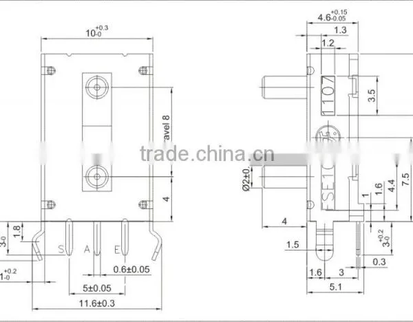FSE10 Contact Type Sensor Slide Position Sensor Hot New Inductive Proximity Sensor CE UL ROHS ISO9001 ISO14001 ISO18001 photo-2