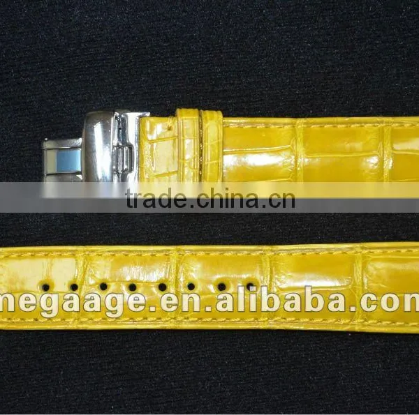 Luxury Real Alligator 20mm Leather Watch Band Leather Watch Strap photo-2