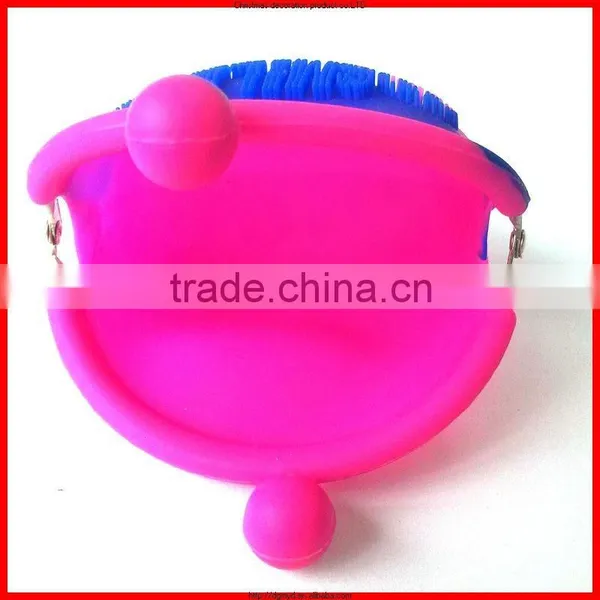 2014 Perfect Creative Custom Silicone Handbag/coin Holder Wallet With Top Popular photo-3