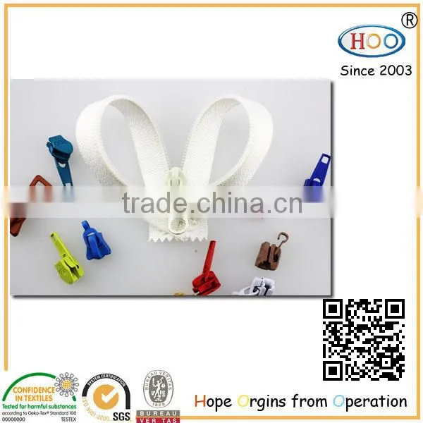 3# 5# 8# Nylon Close End and Open End Two Way Invisible Zipper