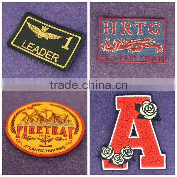 Wholesale Cheap Fashional Woven Embroidered Patches Badges Custom Embroidery Patch photo-3