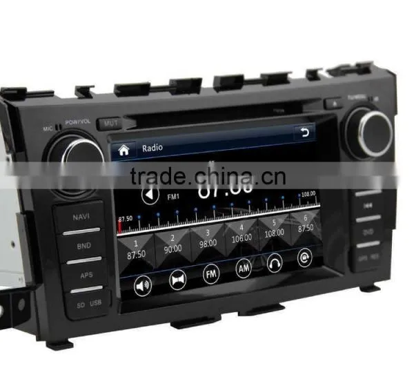 GPS Digital Media Player Car Dvd Headunit FOR Nissan TEANA 2013 With Win CE 6.0 System 800MHz 3G Phone GPS DVD BT photo-5