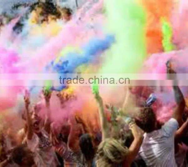 Non-explosive Holi Color Powder Starch Non-toxic Running Powder Gulal Rangoli Colors Powder photo-3