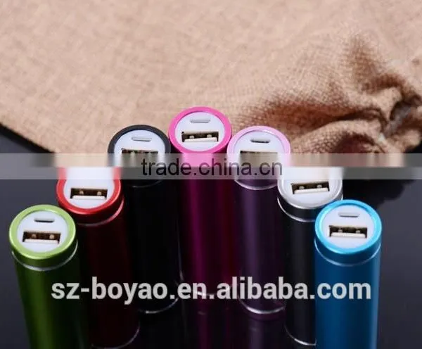 2016 Factory Price Cylinder Shape Power Bank,portable Power Bank With LED Light photo-3