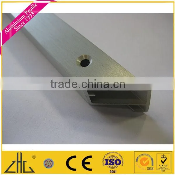 Wow!!! Aluminium Profile Polishing Brushing Hair Lines, Anodized Profile Aluminium Handrail Brushed, Polished Aluminium Handrail photo-4