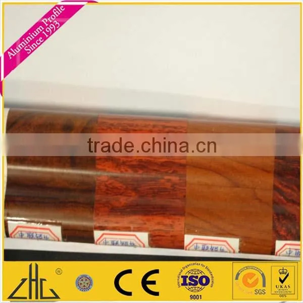 Extruded Aluminium for Windows in Wood Grain for Libya photo-5