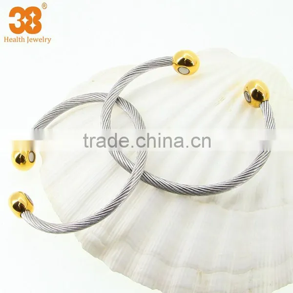 18K Gold Plated Bangle Steel Bangles Jewlery
