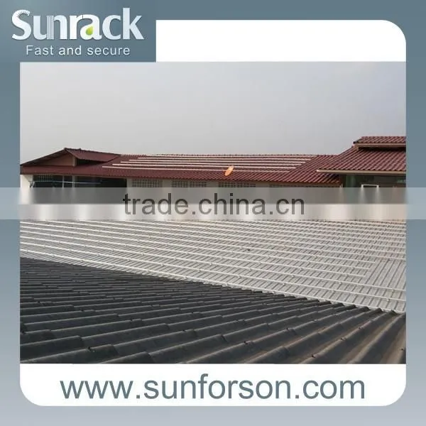 Home Solar Racking System Rooftop PV Panel Mounting Racks photo-2