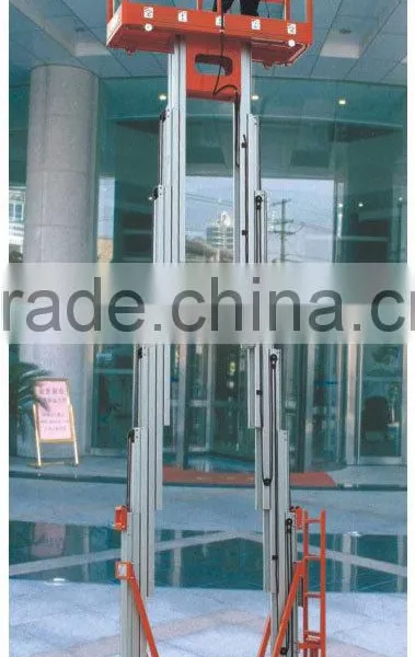 6M-12M Mobile Aluminium Work Platform Dual Mast photo-2