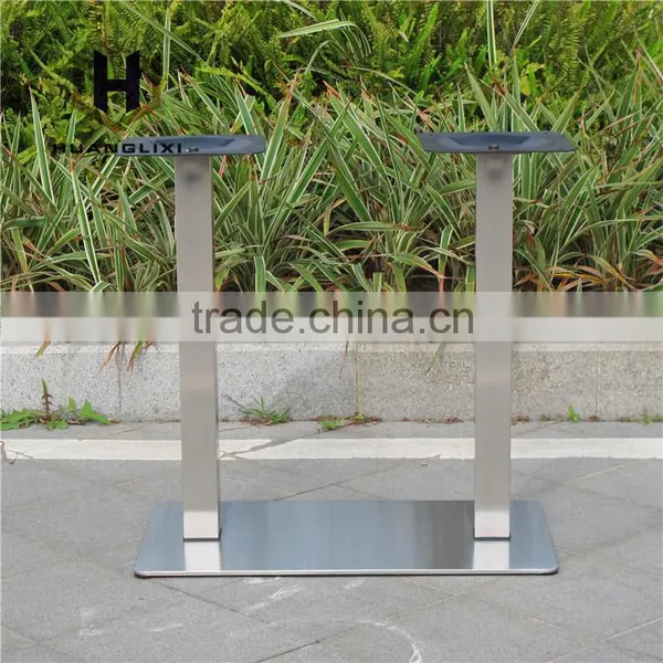 4 People Stainless Steel Table Leg Stainless Steel Chassis Restaurant Table Frame Coffee Room Leisure Clubs Legs