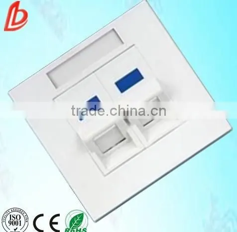 Cat5 Network Face Plate RJ45 Wall Outlet photo-3