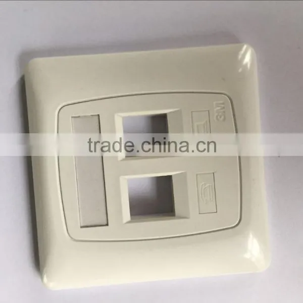 86 Type RJ45 Network Face Plate 1,2 Ports Modular Jack Network Face Plate for Cat5e/cat6 photo-6