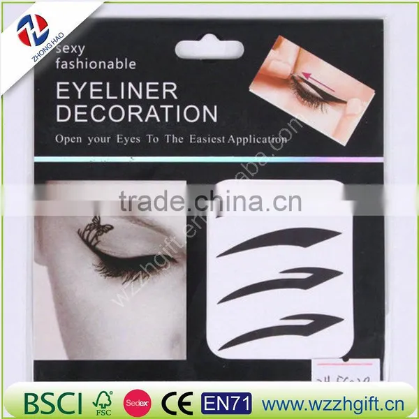 Black Eye Line Waterproof Art Tattoos Temporary Stickers For Women DIY Decorations Fake Body Art Makeup EyeLiner photo-3