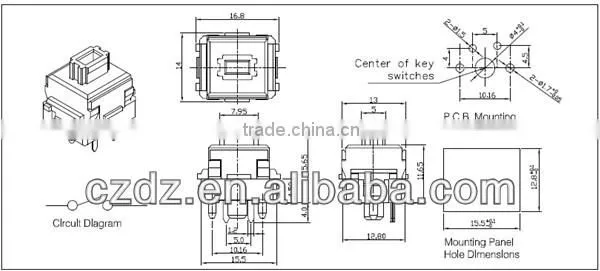 ac Socket and Rocker Switch,5.5*2.1mm dc Female dc Connector for 12V dc Connector Jack photo-5