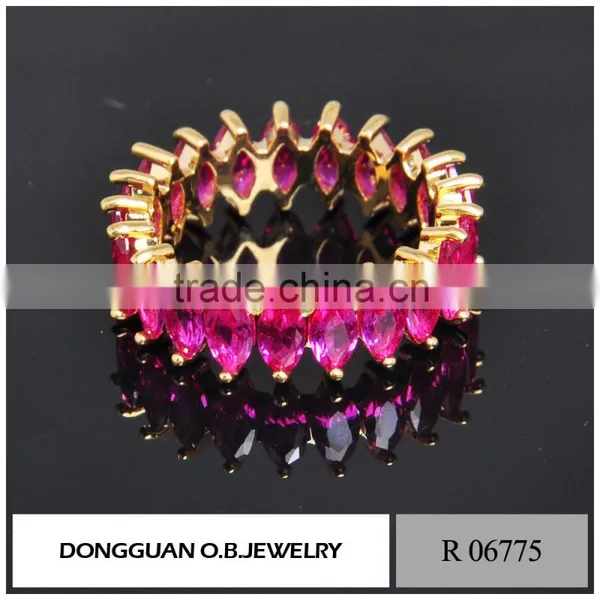 Wholesale Jewelry Fashion Latest Gold Finger Ring Designs of Wedding Rings photo-2