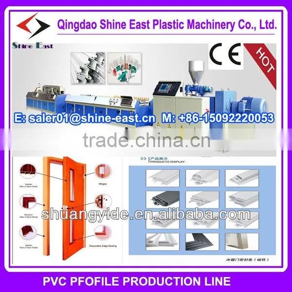 UPVC WPC Profile Production Machines / Upvc Frame Profile Production Line photo-4