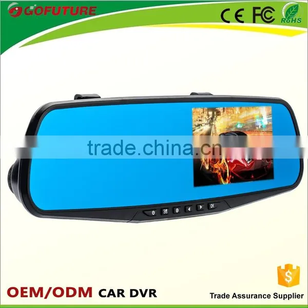 2016 New Design FHD 1080P Dual Cam Car Night Vision Rearview Mirror Dashboard Camera Best Hidden Cameras for Cars photo-3