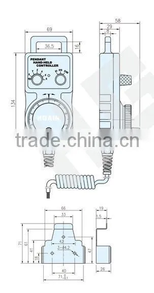 TM1469 Incremental Rotary Handwheel Encoder photo-2