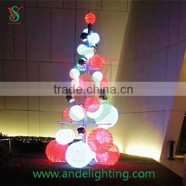 2016 Christmas Tree Light LED 3D Motif Light Ball Cone Tree Light photo-3
