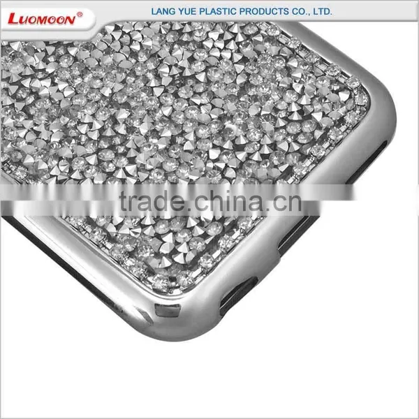 Plating Tpu Bumper Mobile Bling Diamond Back Cover Phone Case For Iphone 6 6s Plus photo-6