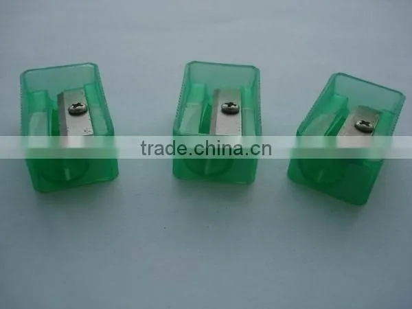 Best Sale Promotional Cheap Transparent Color Plastic Pencil Sharpeners photo-2