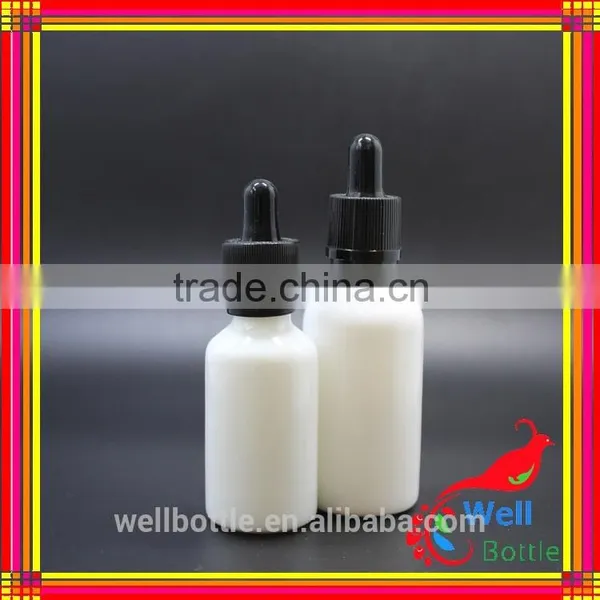 Child Proof Glass Dropper Bottle for E-cig Liquid Bottles for Glass Dropper Bottle White photo-3