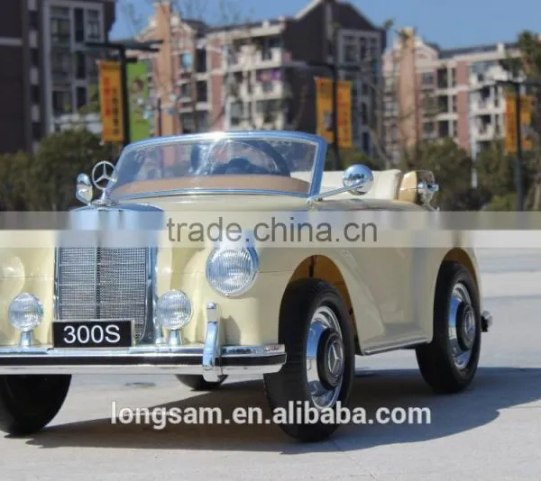 Kids Toy Car Old Classic Mercedes Licensed Ride On photo-2