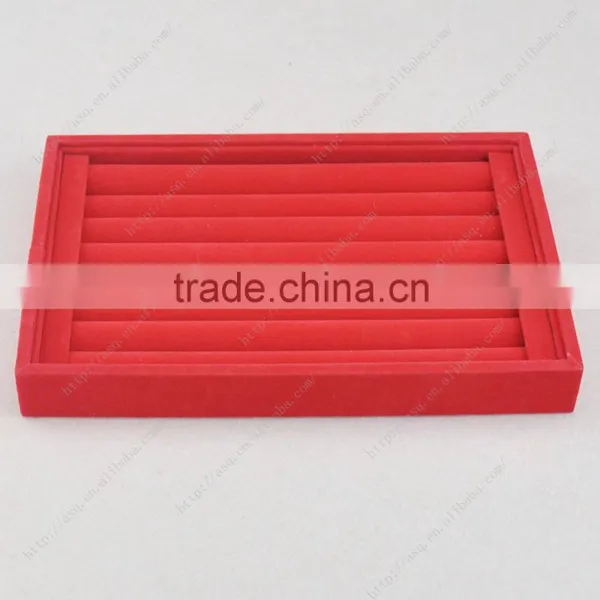Red New Design Display Velvet Jewely Ring Box photo-2