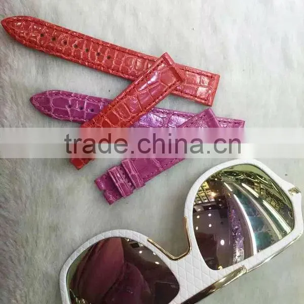Wholesale 100% High Quality Alligator Leather Wrist Watch Straps photo-2