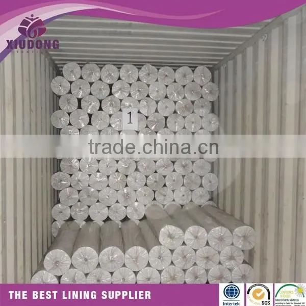 100% Polyester Non Woven Fusible Interlining for Suits Jacket Garment photo-5