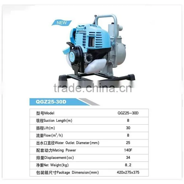 1 Inch Gasoline Water Pump QGZ25-30D photo-2