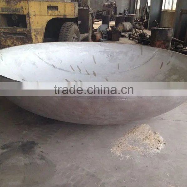 Q245R Steel Gas Condenser Elliptical Tank Head / Pipe Fittings photo-5