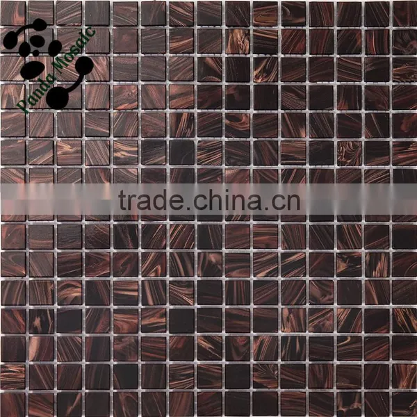 SMH06 Kitchen Wall Tiling Beautiful Mosaic Patterns Gold Line Wall Mosaic photo-3