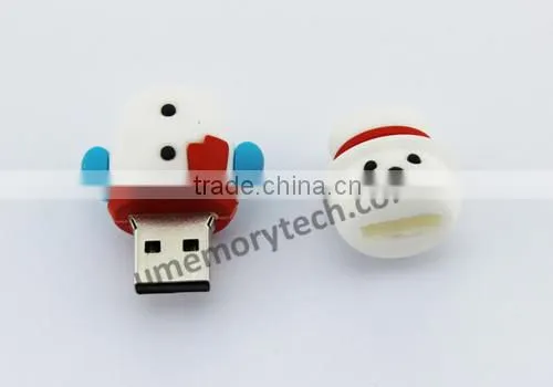 Snowman Style Cartoon Character USB2.0 Flash Hard Thumbnail Drive 128gb photo-6