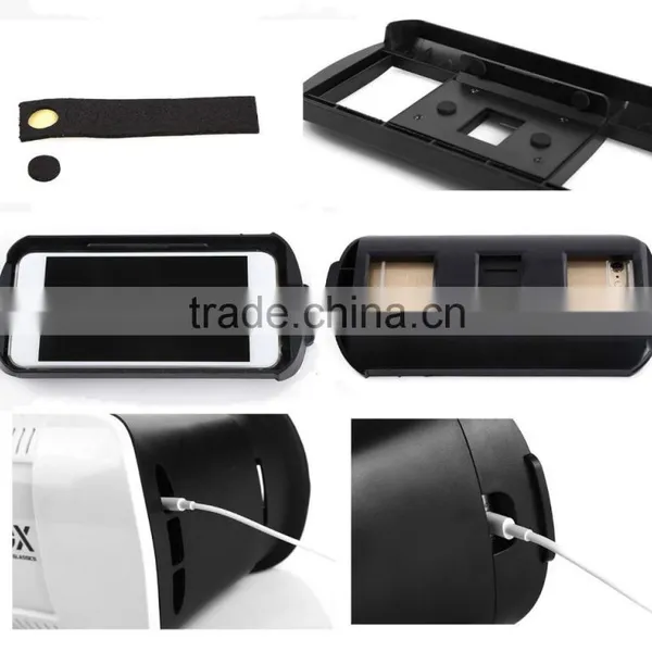 3D Virtual Reality Headset Compatible For Smartphones,Shocking 3d Effect Glasses With Adjustable Strap photo-5