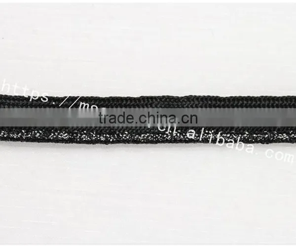 Hot Selling Fashion 1.2cm Width Brilliant Plastic Yarn Lip Cord Trim Wholesale photo-2