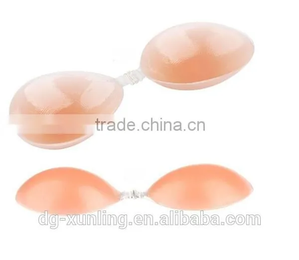 New Arrived Lady's Sexy Stealth Sticky Silicone Bra Adhesive Stick On Gel Push Up Invisible Strapless Backless Bra Silicone photo-5