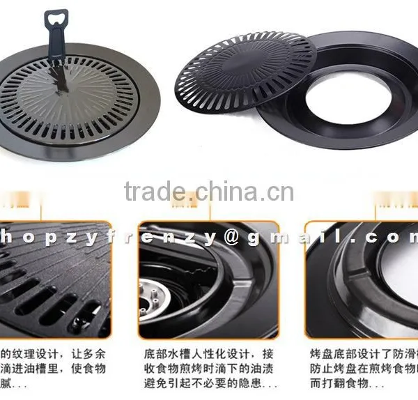 Kawachi Smoke Free BBQ Barbecue Grill Plate for Roast photo-4