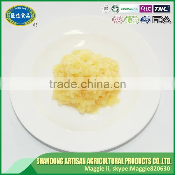 Shandong Frozen White Garlic Dice Can't Change Green photo-2