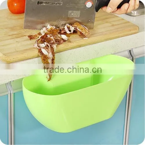 Plastic Kitchen Garbage Bowl,Trash Hanging Holder Bowl,Waste Storage Bin photo-3