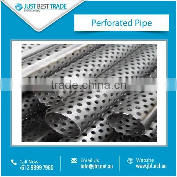 Perfect Finish Perforated Stainless Steel Pipe From Top Ranked Manufacturer